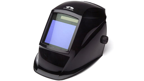 Pyramex Safety WHAM3030GB Autodarkening Welding Helmet - Manual 98x87mm Glossy Black